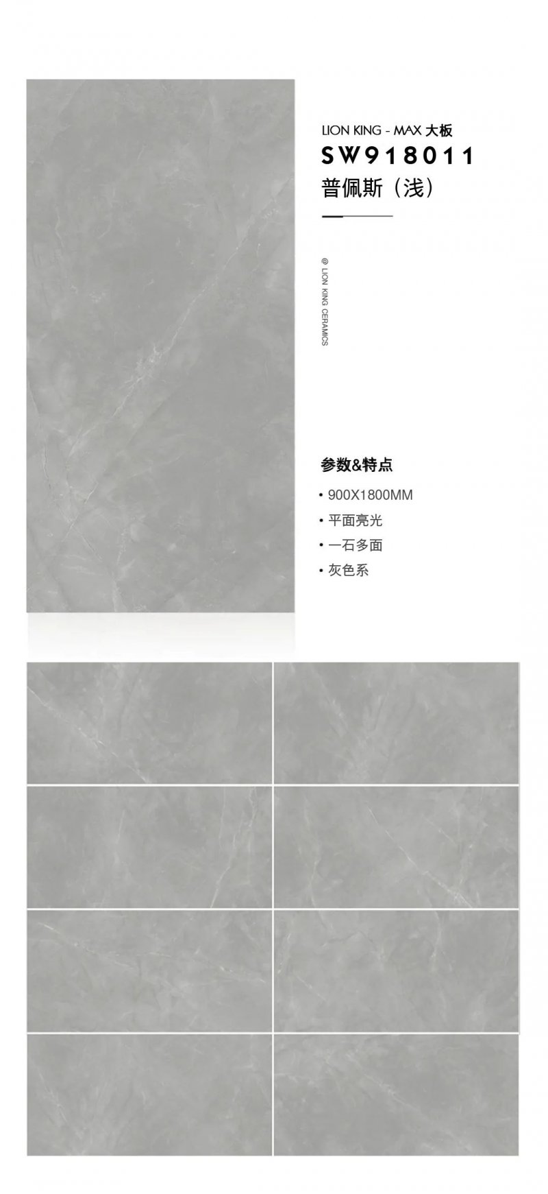 狮王瓷砖新品900x1800大板产品 陶瓷装修效果图_4